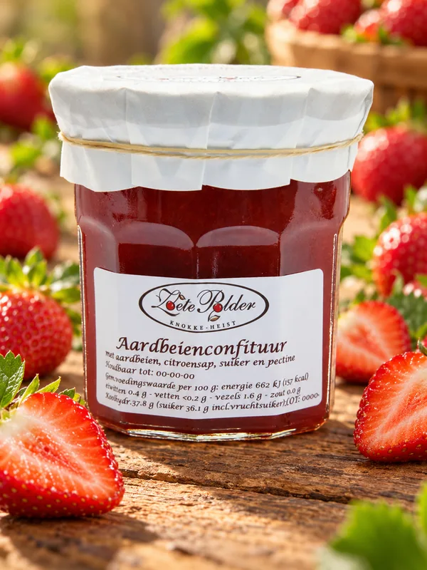 Confituur van aardbeien