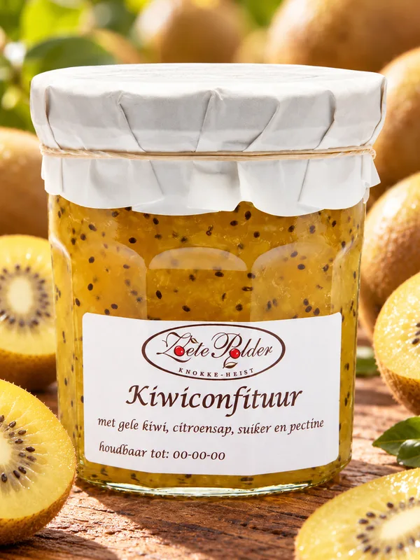 Confituur van gele kiwi